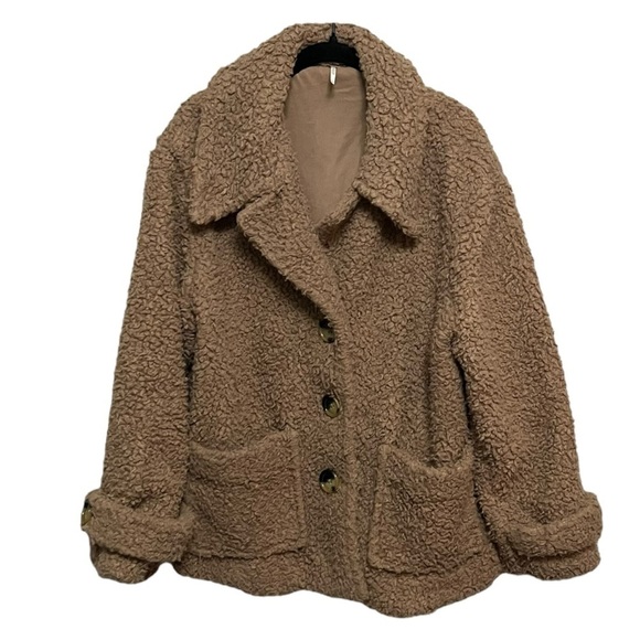 Free People So Soft Cozy Peacoat - Picture 3 of 11